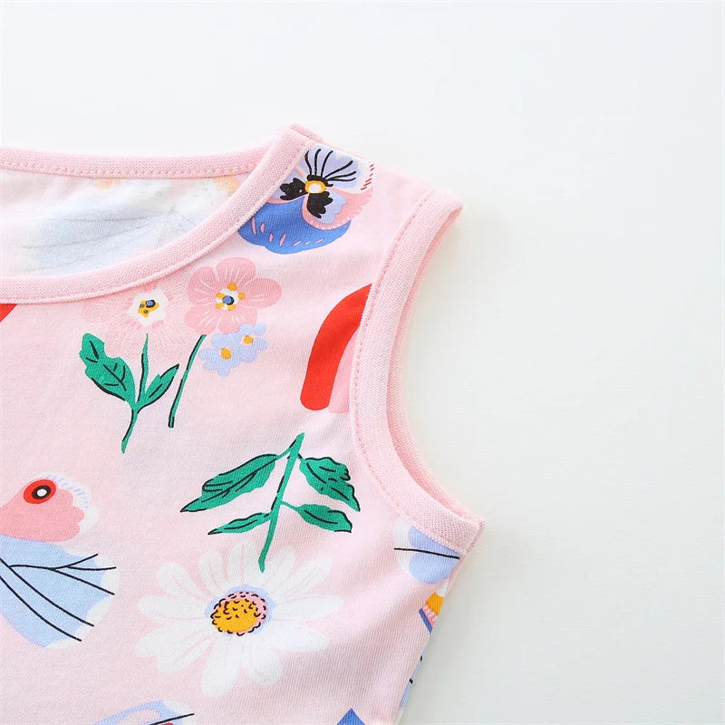 Vestido Infantil Feminino Estamapdo - Frete Grátis