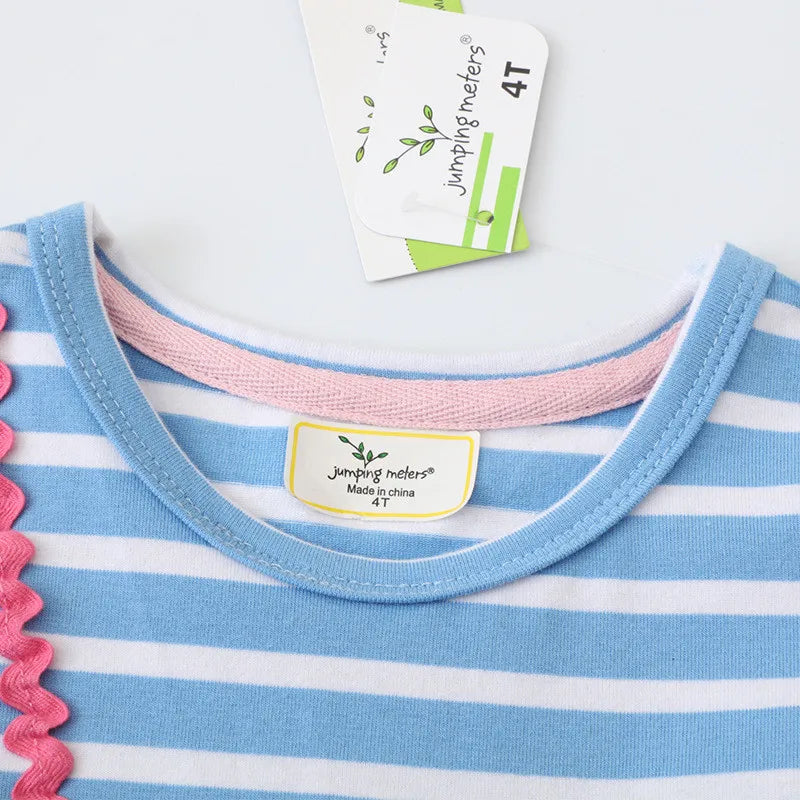 Vestido Infantil Feminino Bordado Unicórnio - Frete Grátis