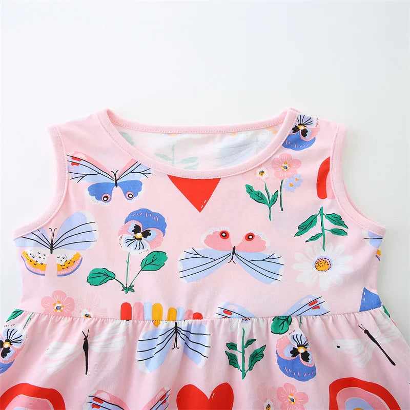 Vestido Infantil Feminino Estamapdo - Frete Grátis