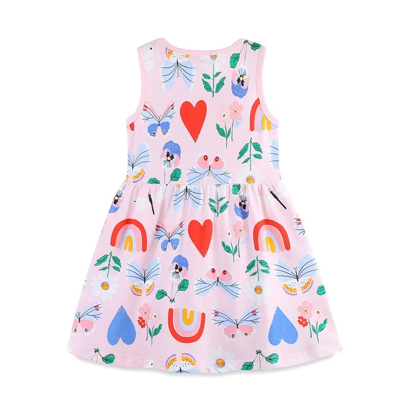 Vestido Infantil Feminino Estamapdo - Frete Grátis